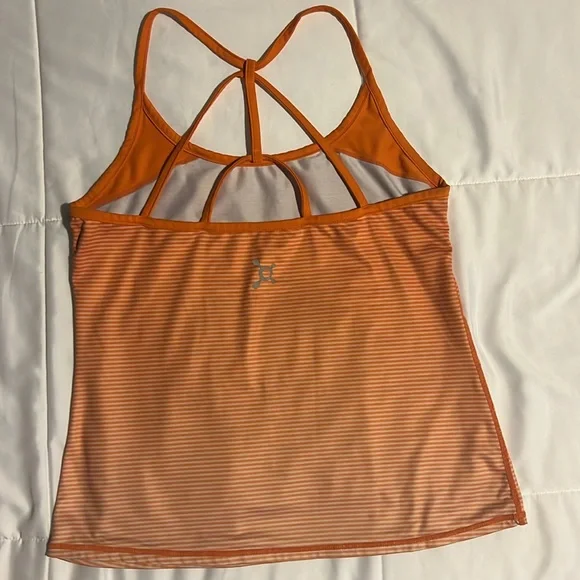 Women Orange Stripe Orangetheory Tank - Picture 4 of 4